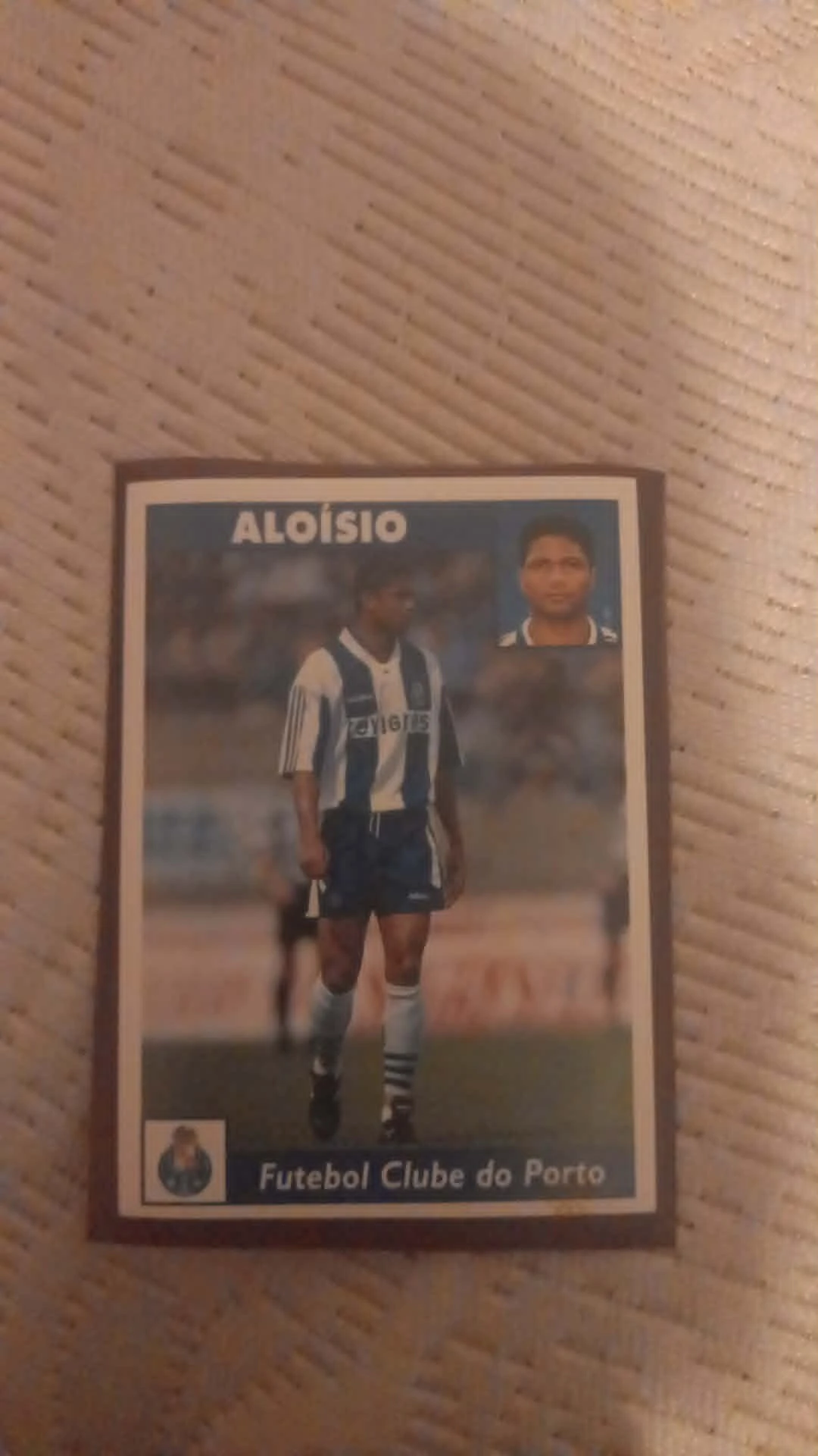 Cromo Nº 160 Aloísio - Panini Futebol 97-98 (FCP)